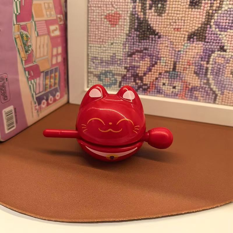 Karma +1 Wooden Fish (Desk toy for Adults/Fidget toy/Stress relief toy/ASMR office Toy/Funny gift)