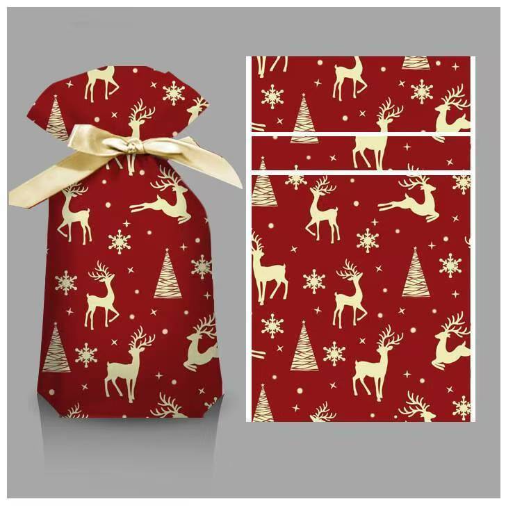 Christmas gift drawstring bag