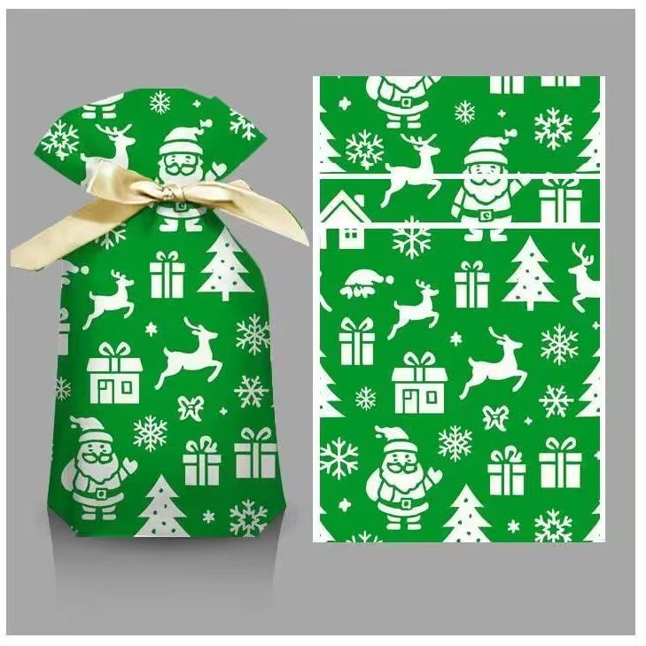 Christmas gift drawstring bag