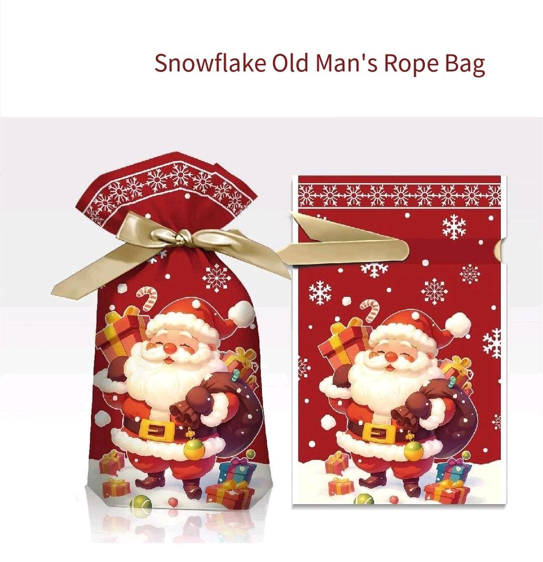 Christmas gift drawstring bag