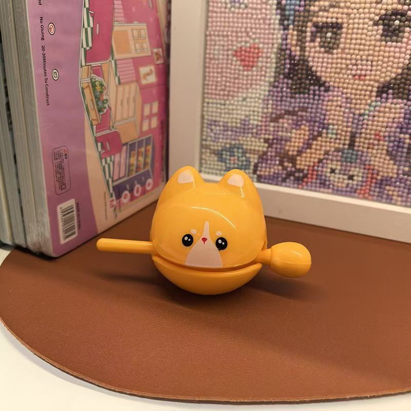 Karma +1 Wooden Fish (Desk toy for Adults/Fidget toy/Stress relief toy/ASMR office Toy/Funny gift)